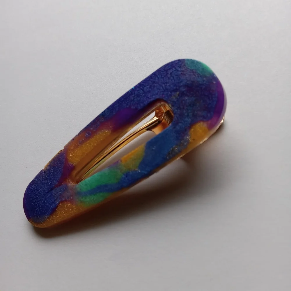 5/$25 Hand Crafted Multicolor Hair Clip